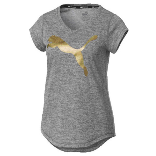 Puma Kaos Olahraga Wanita PUMA Heather Cat Tee - 51714719