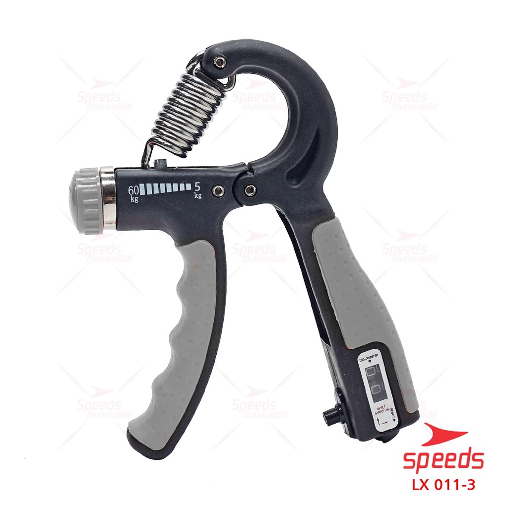 SPEEDS Handgrip Hand Grip Alat Bantu Fitness Otot Lengan Portable 5-60 kg LX 011-1-011-3 ABU