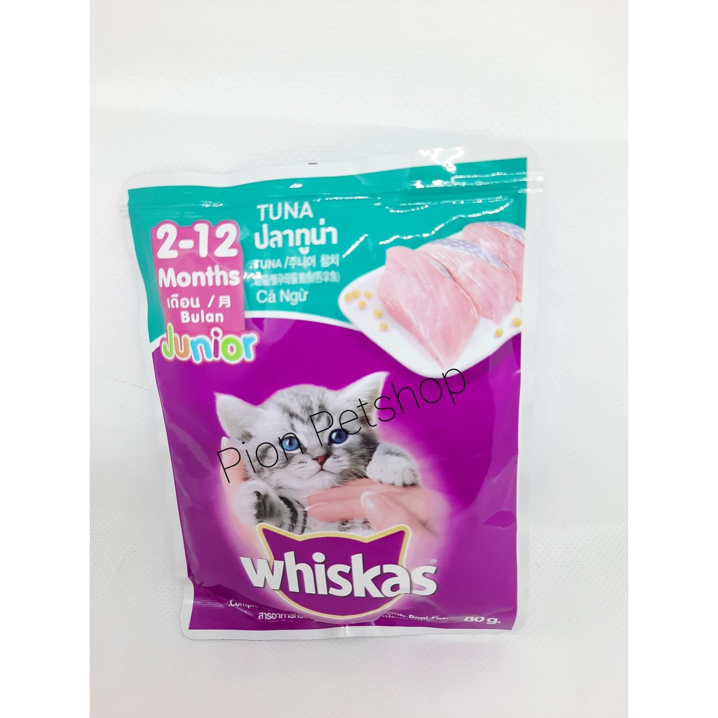 Whiskas Pouch 85gr - Makanan Basah untuk Kucing 85gr