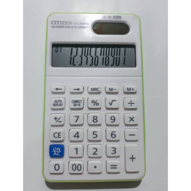 

Kalkulator citizen* ct 3000II wrna rendom