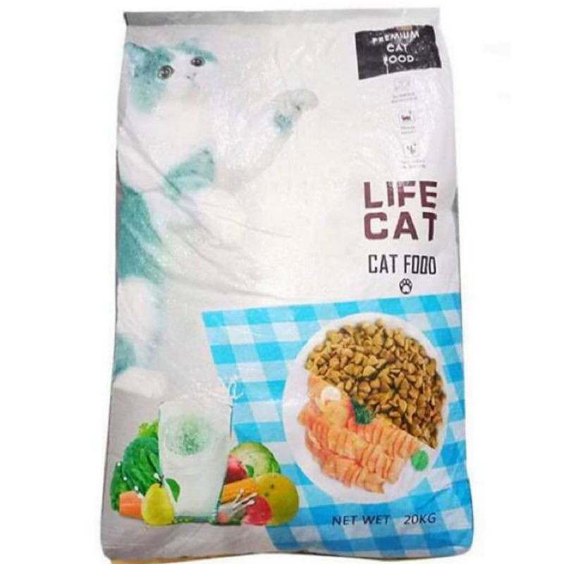 Life Cat Adult & Kitten 1kg Dry Cat Makanan Kucing Kering 1 kg
