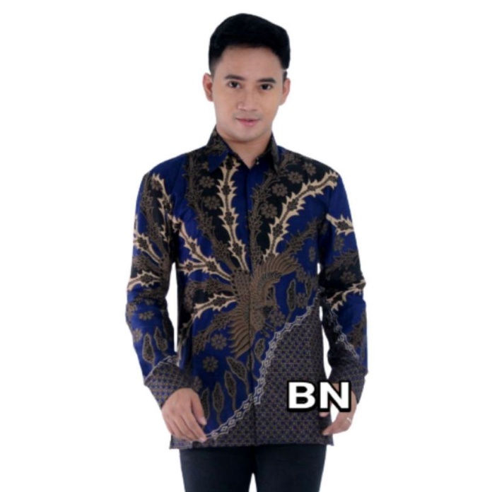 KEMEJA BATIK LENGAN PANJANG MOTIF KENONGO MODERN