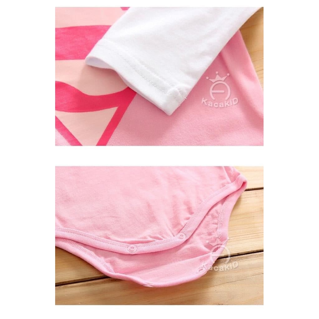 Promo !! Jumper anak perempuan cute murah - LS jumper supergirl baby kids sz 1th-3th (pink)