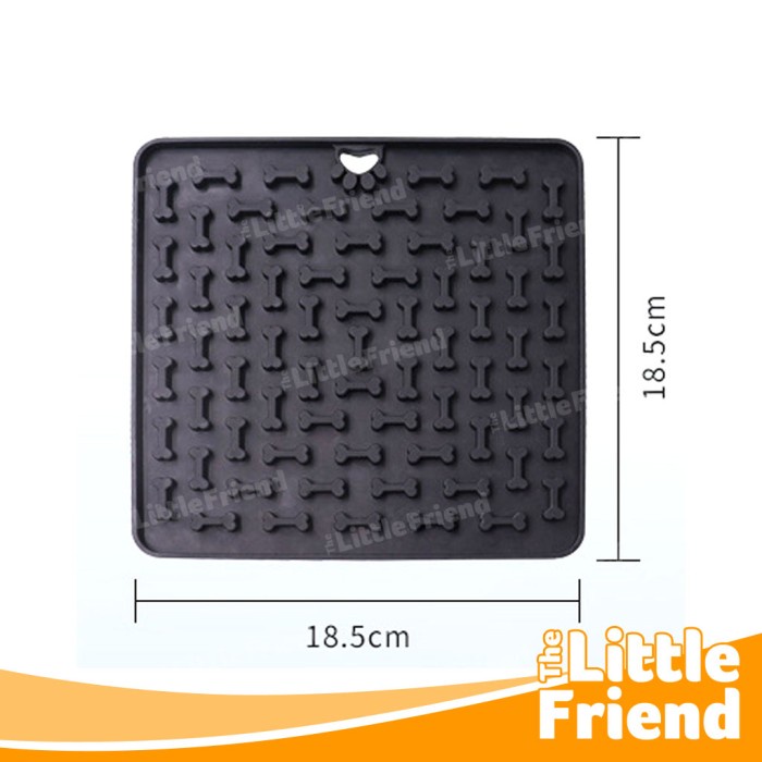 Dog Licking Mat Pad Tempat Makan Slow Feeder Silicone Anjing Kucing