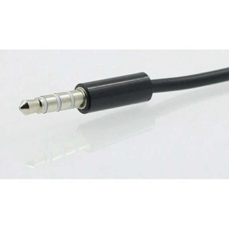 Kabel Audio AUX Setereo 3.5mm HIFI 1 Meter Overfly Cx1 Black