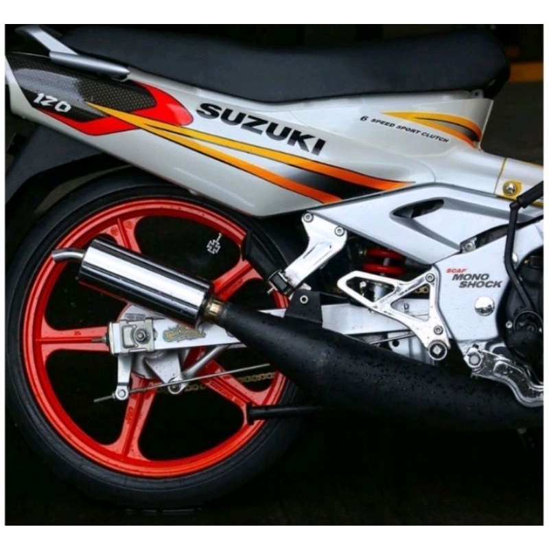 Footstep bostep power foot step suzuki satria lumba pijakan kaki belakang satria rgv malasya satria lscm hiu lumba