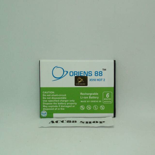 Baterai Batre Battery Double Power Infinix Hot 2 X510 OR88/Oriens88