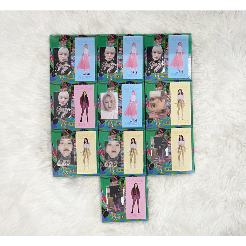 READY STOCK RED VELVET THE REVE FESTIVAL FINALE SCRAPBOOK PHOTOCARD PC WENDY LEPEK SEULGI TINDIK JOY