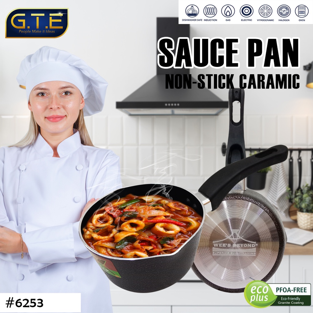 Sauce Pan bahan ceramic 14cm / Sauce Pan diameter 14cm