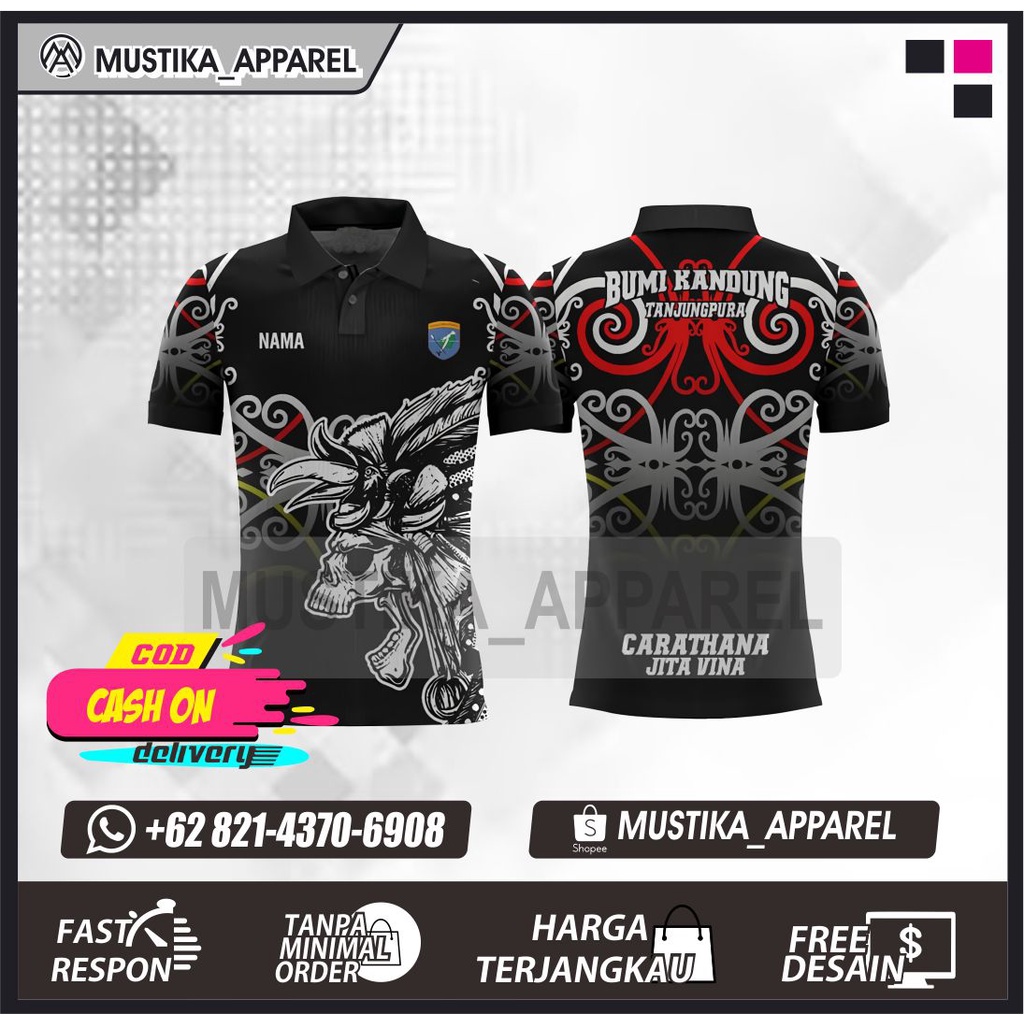 BAJU JERSEY TNI TERBARU / JERSEY CUSTOM OLAH RAGA / JERSEY SUKU DAYAK / JERSEY SUKU DAYAK INDONESIA