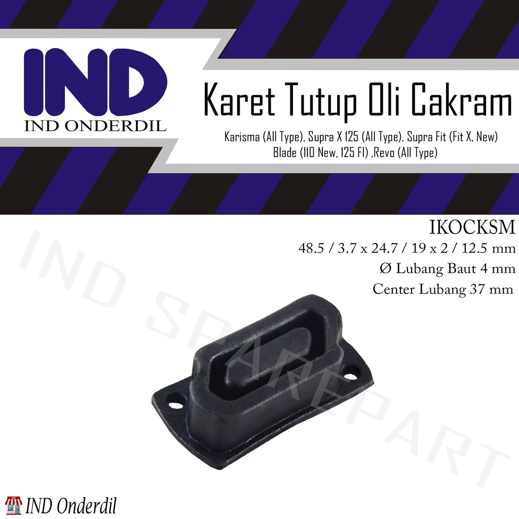 Karet-Seal Tutup Oli Cakram-Master Rem Depan PCX 125 CBU 2010-2012