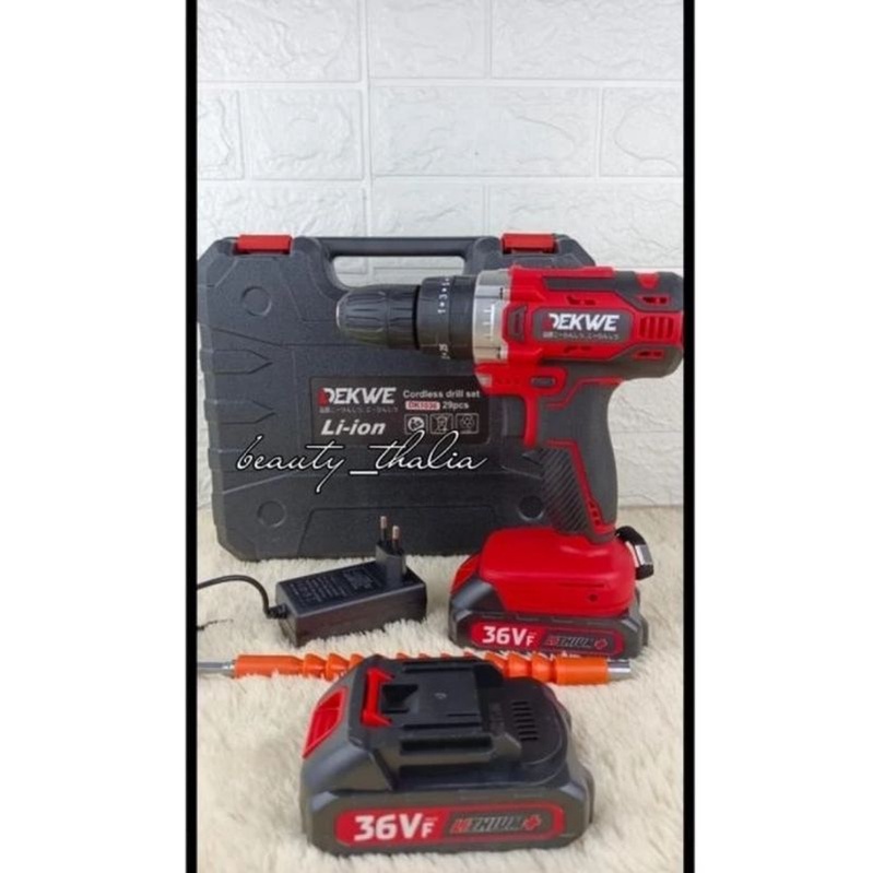 bor cas 36volt /bor cordless bor baterai 36volt / bor beton baterai 36v DEKWE 36volt