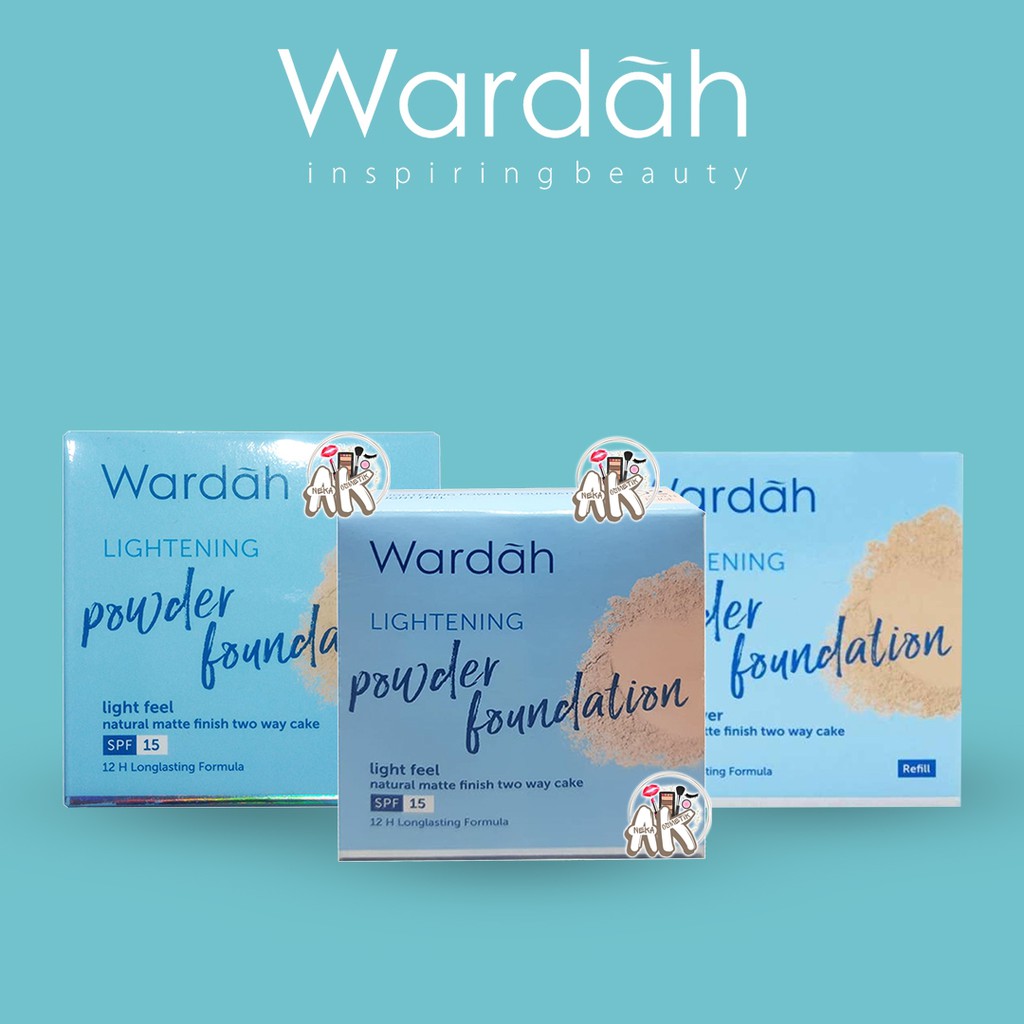 WARDAH LIGHTENING POWDER FOUNDATION/REFILL