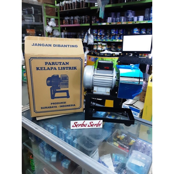 Mesin kukuran parutan kelapa listrik