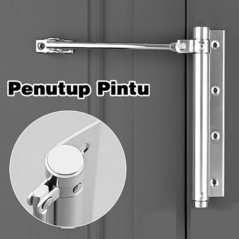 Door Closer/Alat Penutup Pintu/ Engsel Koboi / Penutup PIntu otomatis kecil/Alat Penahan dan Penutup Pintu Otomatis Besi Tahan Karat