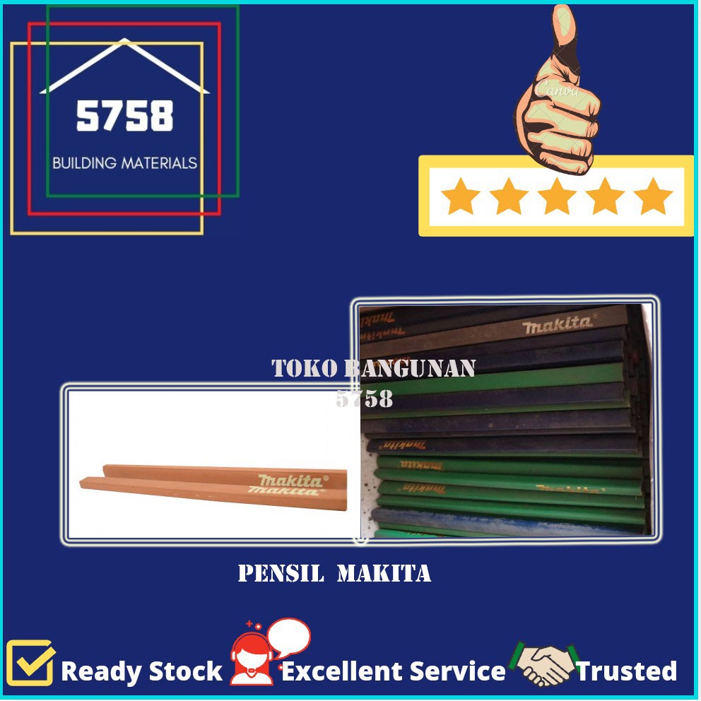 

MAKITA Pensil Pinsil Kayu Tukang Bangunan Makita