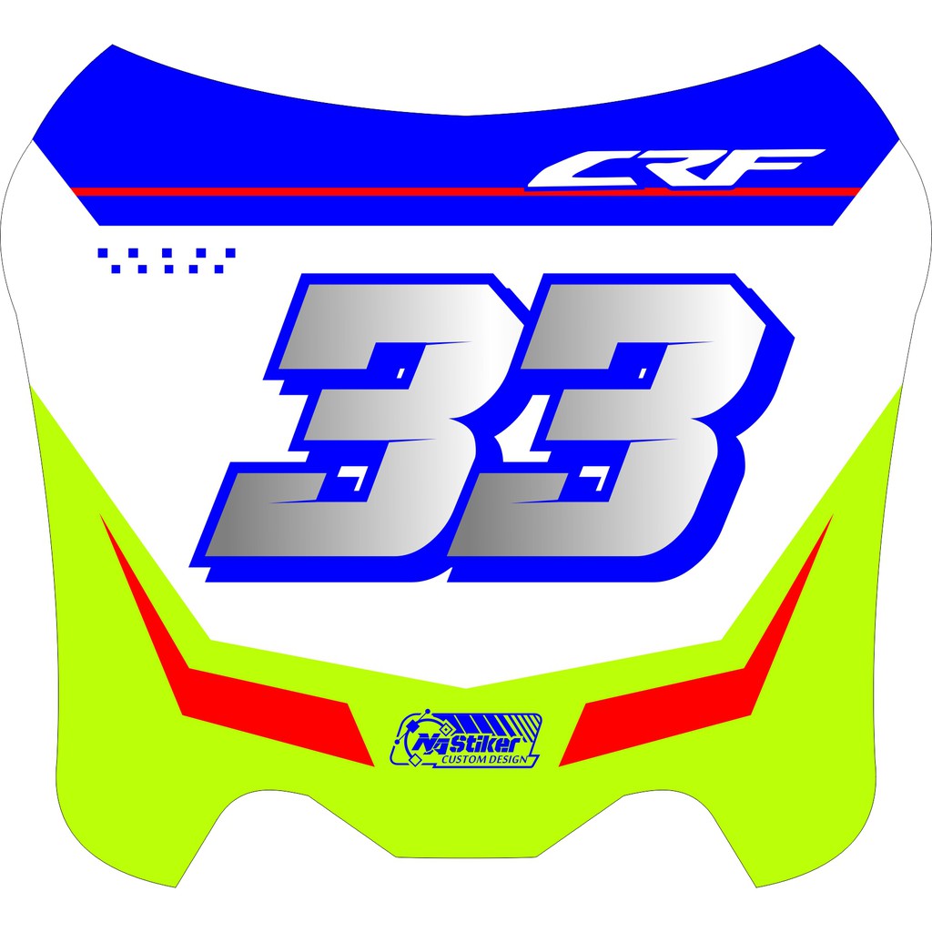 

STIKER PAPAN NOMOR CRF free desain
