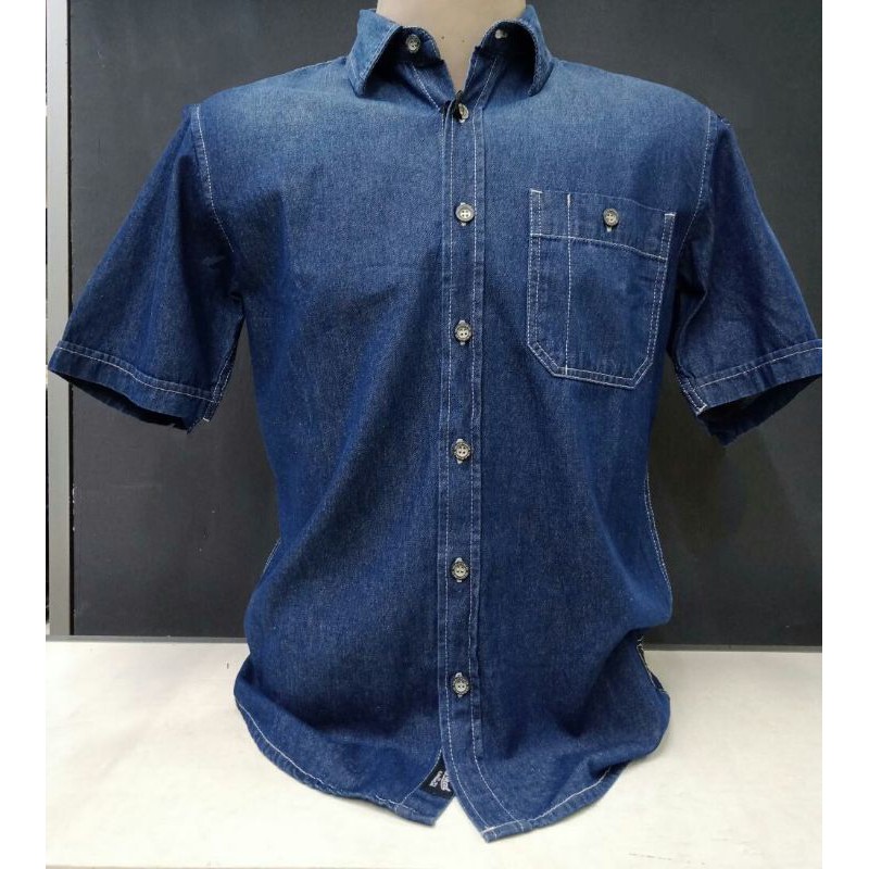 Lea Kemeja Jeans pria