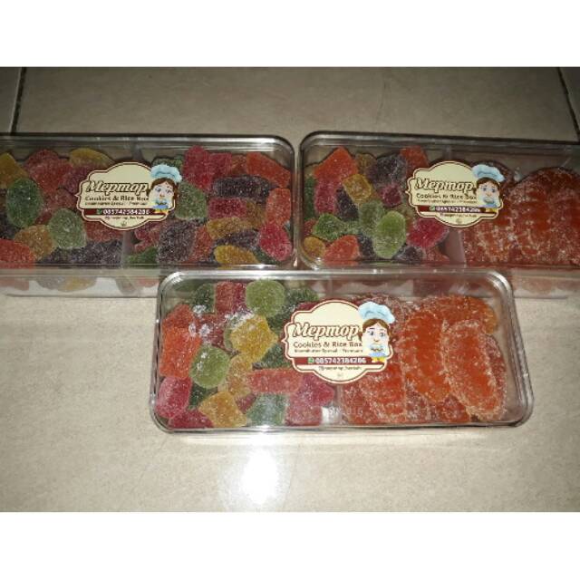 

Permen jelly dan jeruk super