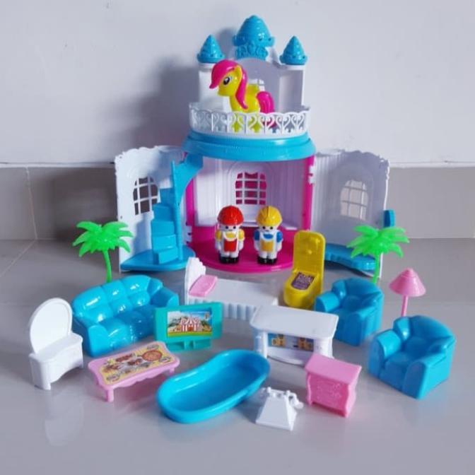 Mainan Rumah Rumahan Anak Perempuan Karakter / Mainan Istana Boneka
