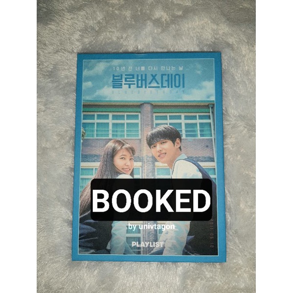 [BOOKED] ost album blue birthday + packaging