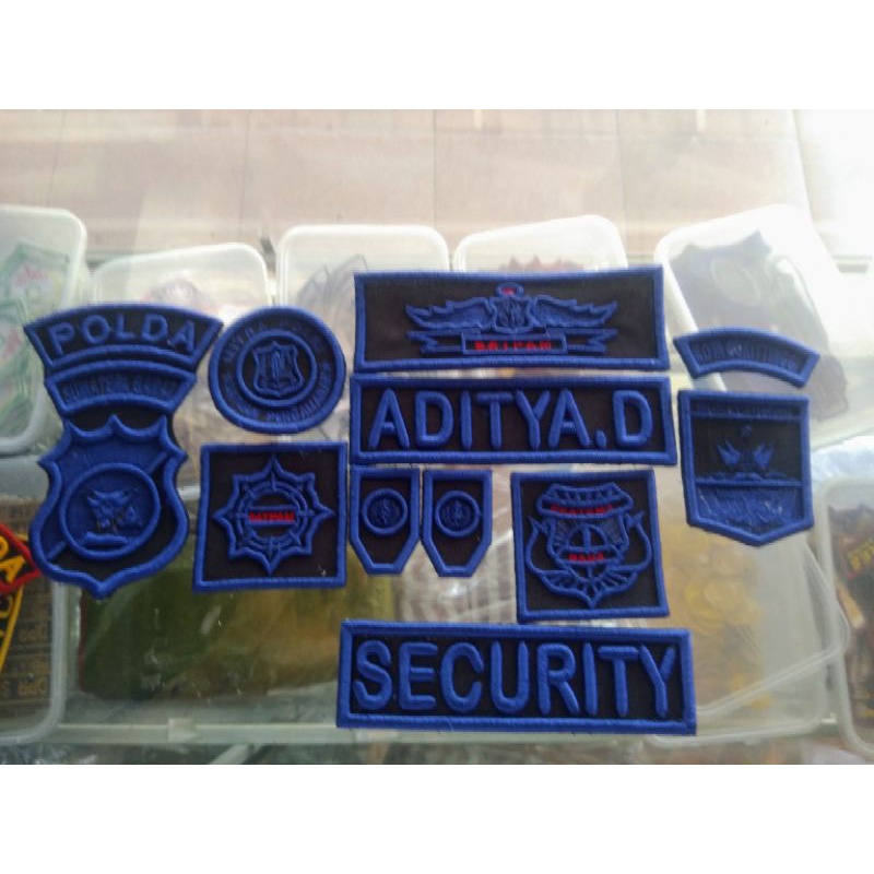 Atribut satpam PDL full HD