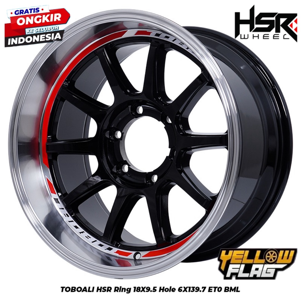 Velg Mobil Celong Ring 18 HSR TOBOALI Pelek Mobil Strada