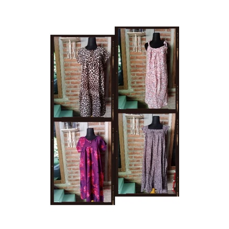 Daster Daisy Dress serut bunga / Dress pantai murah cantik