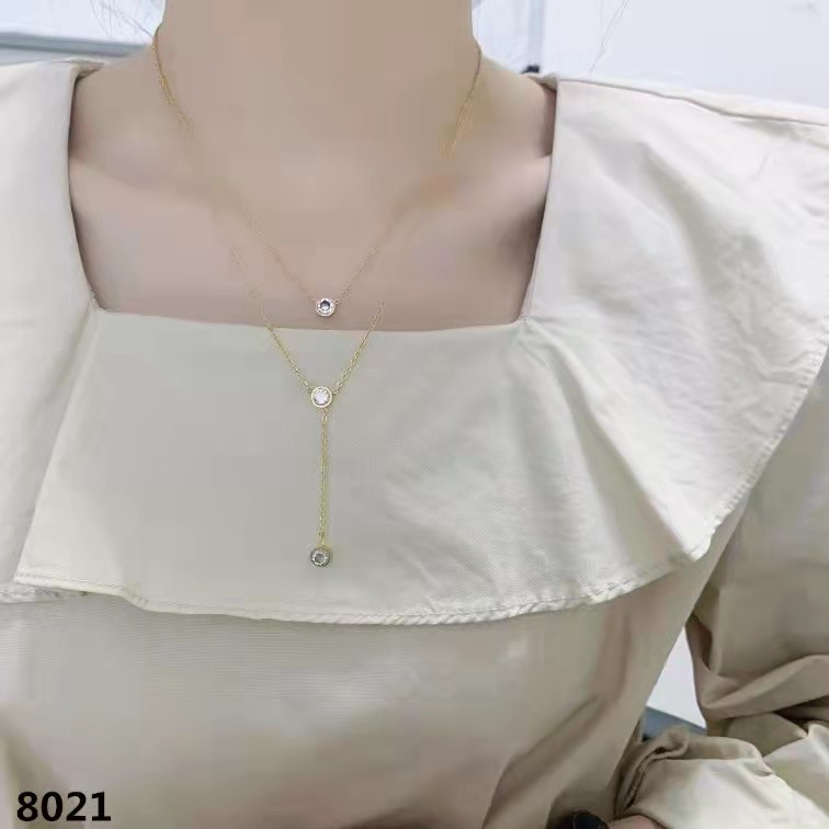 Kalung Titanium Permata Perhiasan Fashion 8021,771