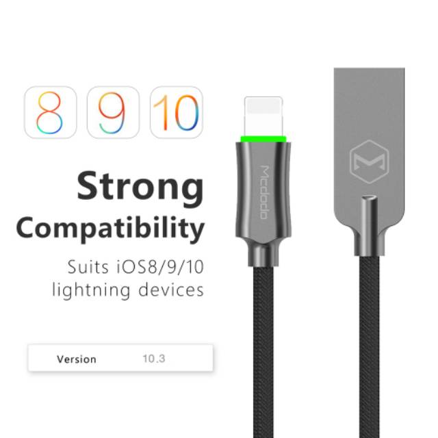 Mcdodo lightning auto disconnect data cable