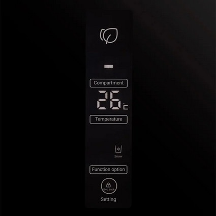 AQUA JAPAN AQR-385IG(BK) Kulkas 2 Pintu