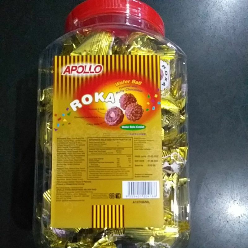 promo  Apollo Roka Wafer ball toples isi 80