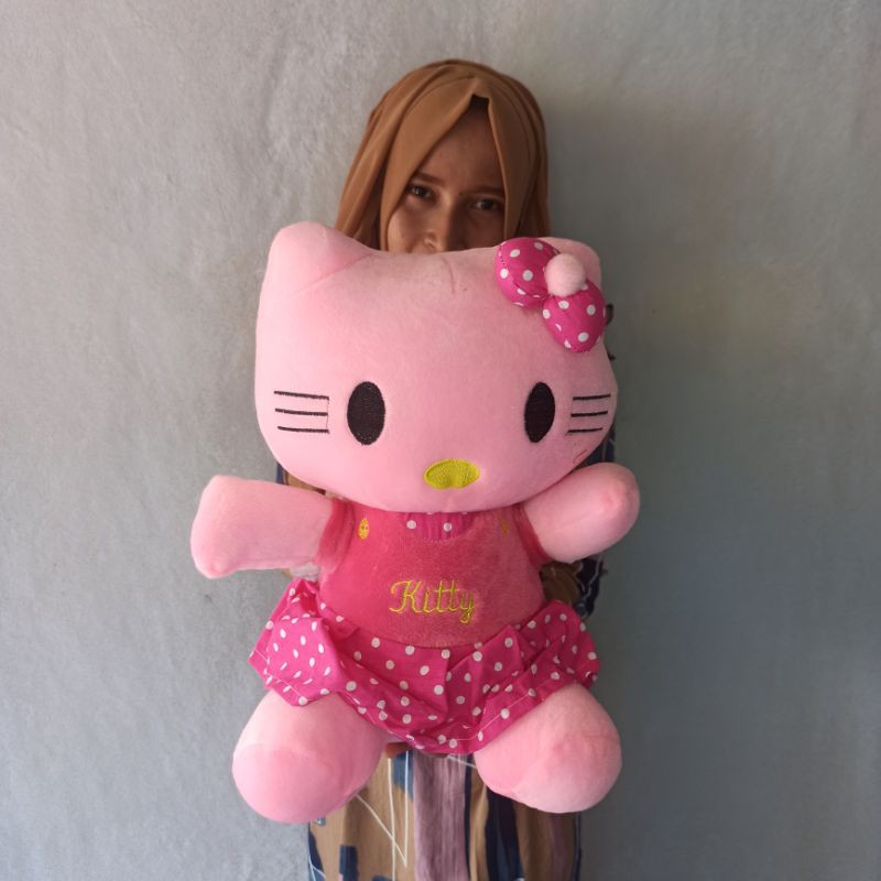 boneka hello Kitty Polkadot TANGGUNG