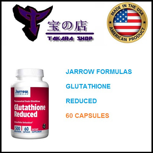 Jarrow Formulas Glutathione Reduced 500mg - 60 kapsul