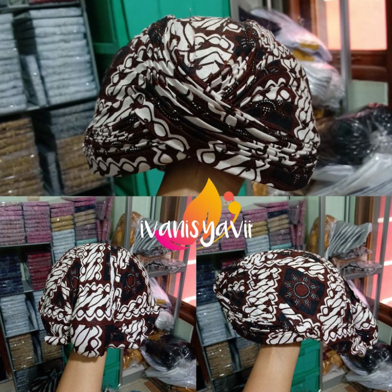 Blangkon Jogja - Motif Batik [Setelan Jarik]