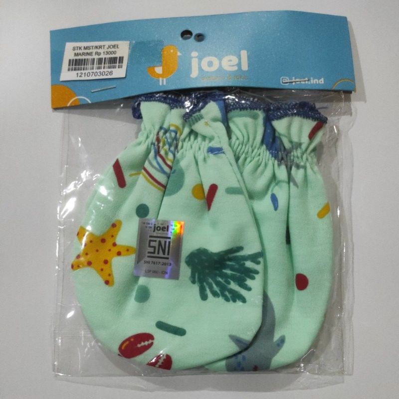 Sarung Tangan Kaki Bayi Motif JOEL 1 Pasang SNI