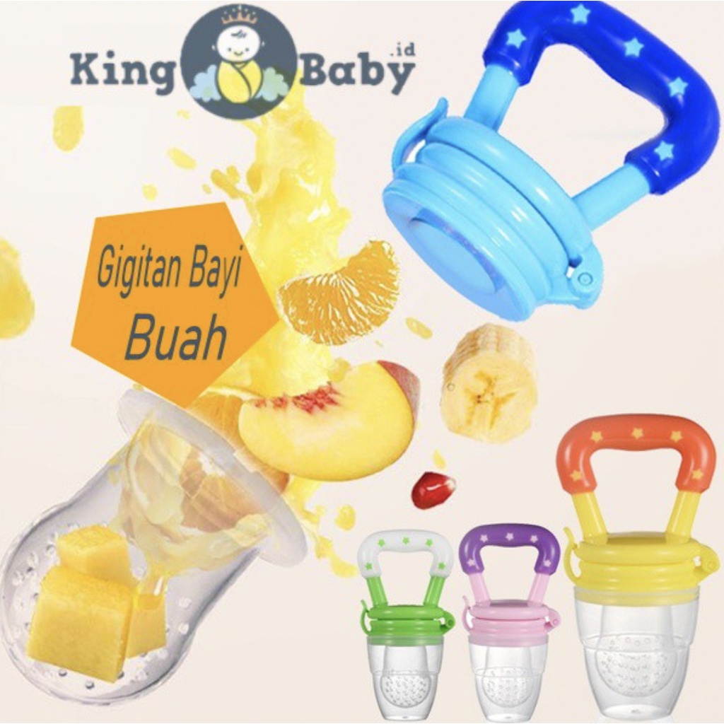 Empeng Buah Bayi Baby Fruit Nebler Food Feeder Teether Gigitan Bayi Makanan MPASI Buah Bayi