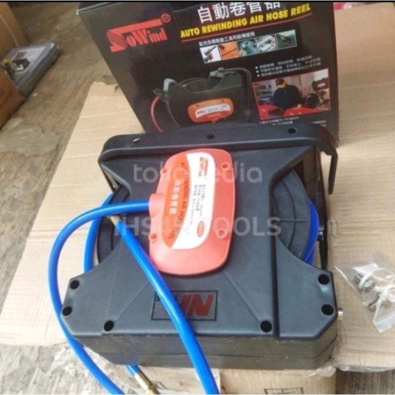 Selang kompresor / selang udara ( bisa mundur otomatis ) NP TOOLS