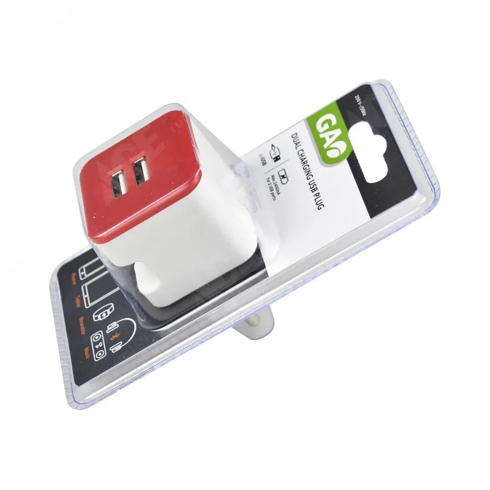 ACE Gao Charger Usb 2 Soket - Merah