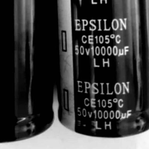 ♔ ELCO 50v 10000uf EPSILON 50v 10000uf ORIGINAL ❈