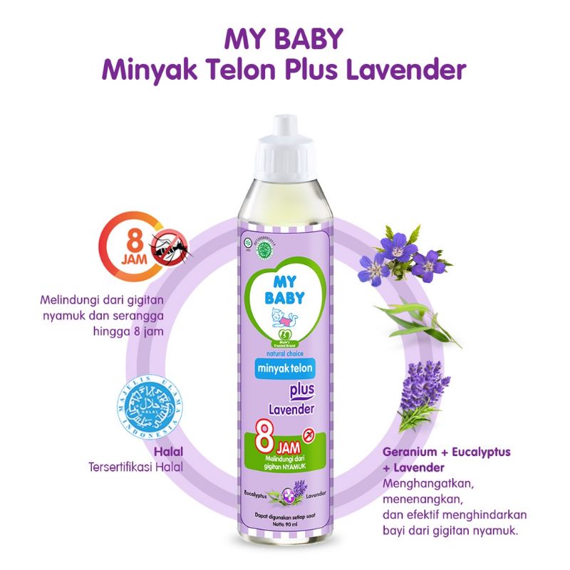 MY BABY MINYAK TELON PLUS LAVENDER