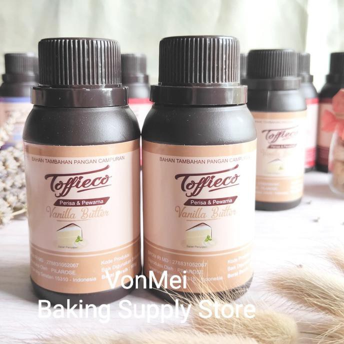 

Big Sale TOFFIECO Vanilla Butter Paste Perisa Pasta Vanila Buter 100 gr Wangi Big Sale