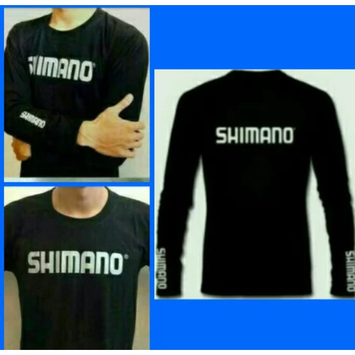 NJSTO1441 KAOS BAJU SHIMANO MANCING KEREN LONG SLEEVE BAHAN DISTRO HIGH QUALITY