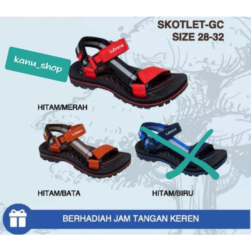 sandal gunung lubrene anak