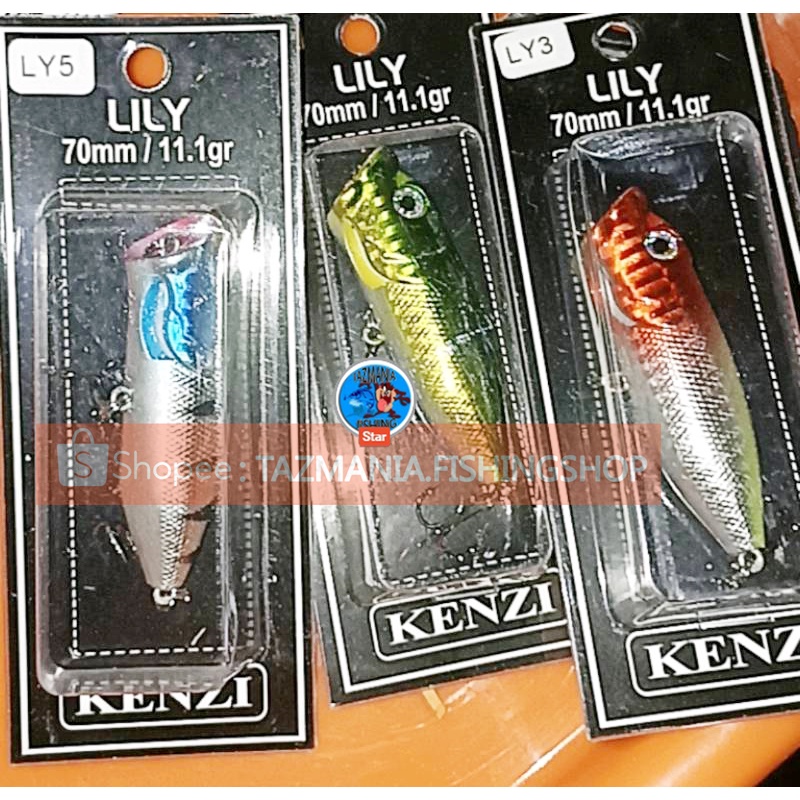 Minnow popper lure 11.1 gr panjang 7 cm kenzi lily
