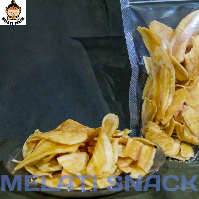 

CEMILAN SNACK KRIPIK PISANG ORIGINAL 80 - 100 GRAM - MURAH RENYAH GURIH KRISPI