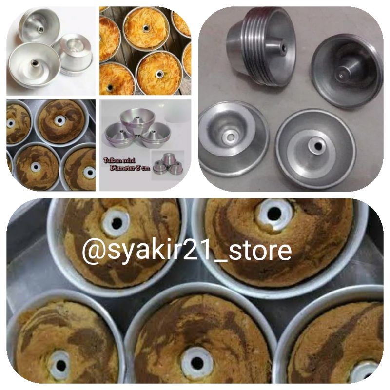 cetakan bolu tulban mini #2pcs 2ukuran cetakan bolu tulban