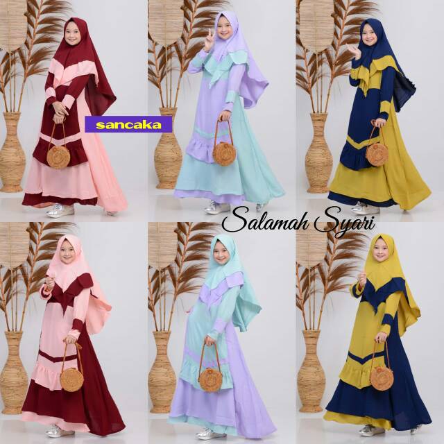 Salamah syari kids