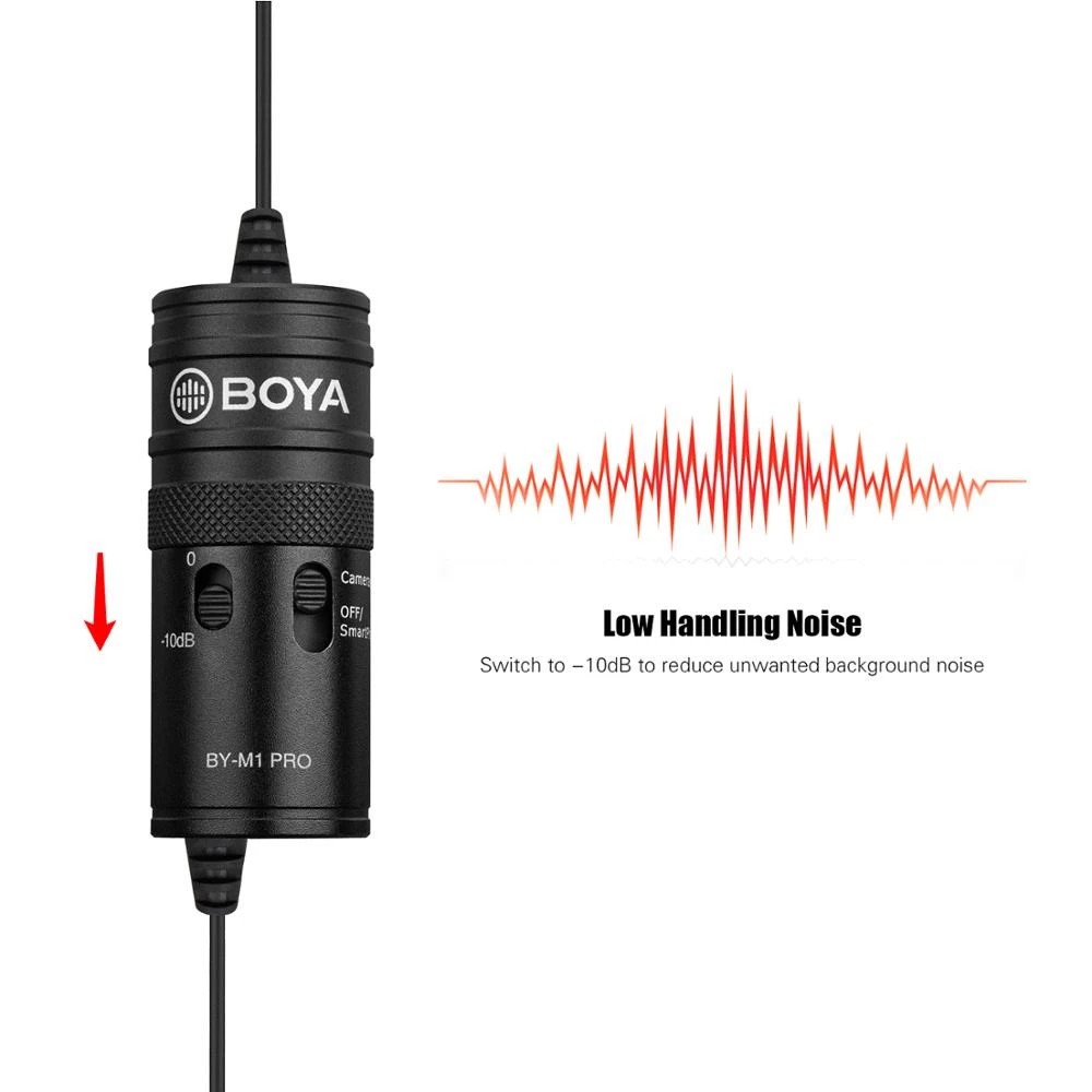 Boya BY-M1 3.5 Mm Lavalier Microphone/Boya BY-M1 3.5mm Lavalier Microphone