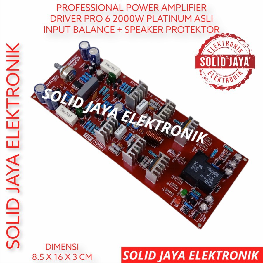 KIT DRIVER POWER YIROSHI PRO 6 TEF SYSTEM UP TO 2000W DRIVER POWER AMPLIFIER AMPLI SOUND SYSTEM LAPANGAN OUTDOOR PRO6 PRO-6 DRIVER YIROSHI 6 PRO AUDIO PROFESIONAL PRO6 PRO 6 PLATINUM ASLI ORI ORIGINAL